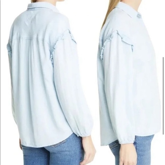 Rails Willow Chambray Button-Up - Picture 3 of 7